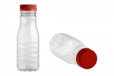 Meyve suy, süt veya alkosüz içecekler için plastik PET şişe 200 ml 