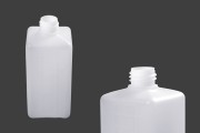 Пластмасова бутилка 500 ml квадратна, полупрозрачна (PP28)
