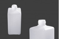 Пластмасова бутилка 500 ml квадратна, полупрозрачна (PP28)