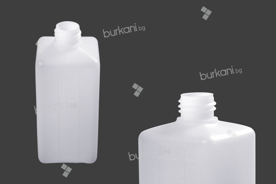 500 ml plastik şişe, yarı saydam (PP28)