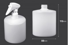Пластмасова полу-прозрачна бутилка 500 мл 24/410 