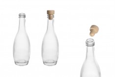 Стъклена прозрачна бутилка 105 мл 