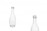 Стъклена прозрачна бутилка 105 мл 