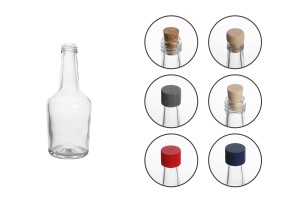 Стъклена бутилка 103 ml прозрачна-изображение_група