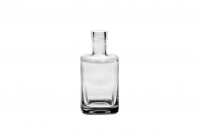 Стъклена квадратна бутилка за ликьор или коняк 500 ml