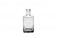 Стъклена квадратна бутилка за ликьор или коняк 500 ml