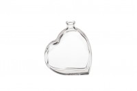 Стъклена бутилка във формата на сърце 100 ml