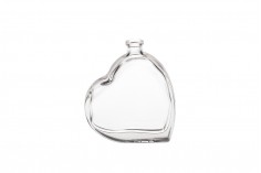 Стъклена бутилка във формата на сърце 100 ml