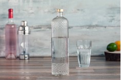 Стъклена бутилка 1000 мл за сокове или вода