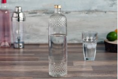 Стъклена бутилка 1000 мл за сокове или вода