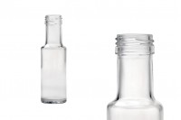 Стъклена прозрачна бутилка 125 мл Дорика  (PP 31,5)