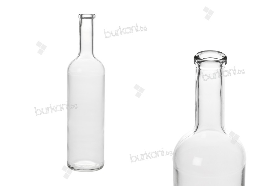 Стъклена бутилка 700 мл за ракия или вино 
