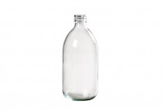Стъклена бутилка прозрачна бутилка 500 мл 