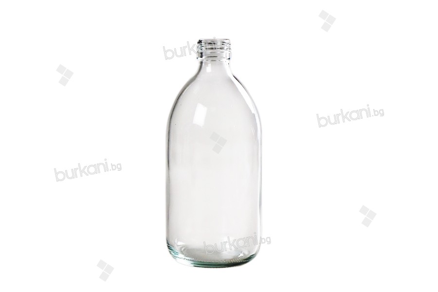Стъклена бутилка прозрачна бутилка 500 мл 