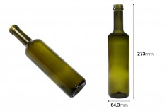 Стъклена бутилка 500 мл, цвят Уваг, с гърловина PP 31.5