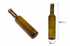 Стъклена бутилка 375 мл на винт , цвят Уваг, с гърловина PP31.5 - 36 бр./ кашон 