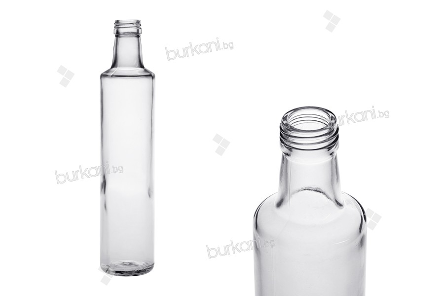 Zeytinyağı ve sirke şişesi 500 ml Dorica şeffaf (PP 31.5) - 30 adet