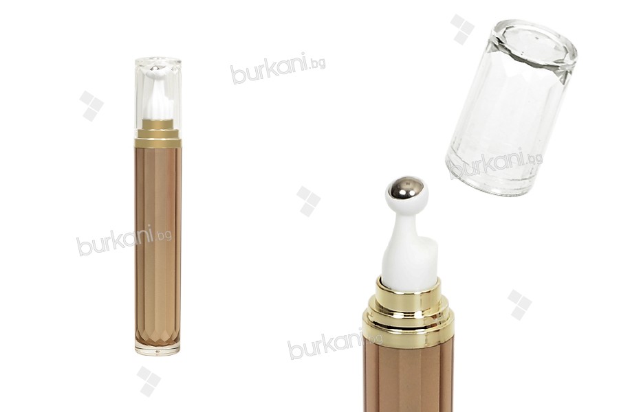 Kozmetik kullanım için akrilik şişe, roll-on  kapaklı 30 ml