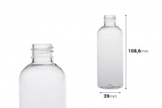 Пластмасова PET бутилка 100 мл с гърловина PP20 - 12 бр. 