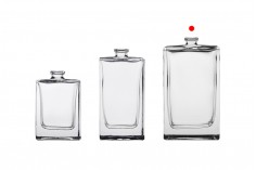 Стъклена бутилка за парфюми 100 мл - Кримп гърло 15 мм 