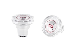 Прозрачна стъклена тапа  Φ 17.5-2