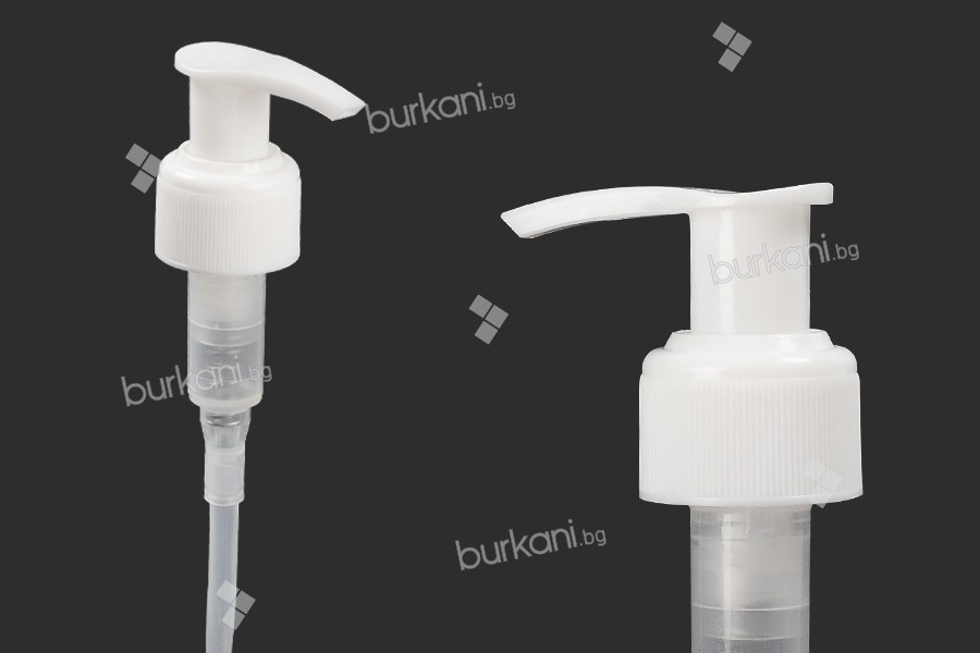 Şampuan, krem veya emülsiyon için güvenli 24/410 plastik pompa