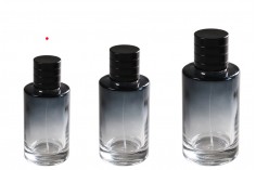 Siyah kapaklı 30 ml sprey cam şişe (PP 15)