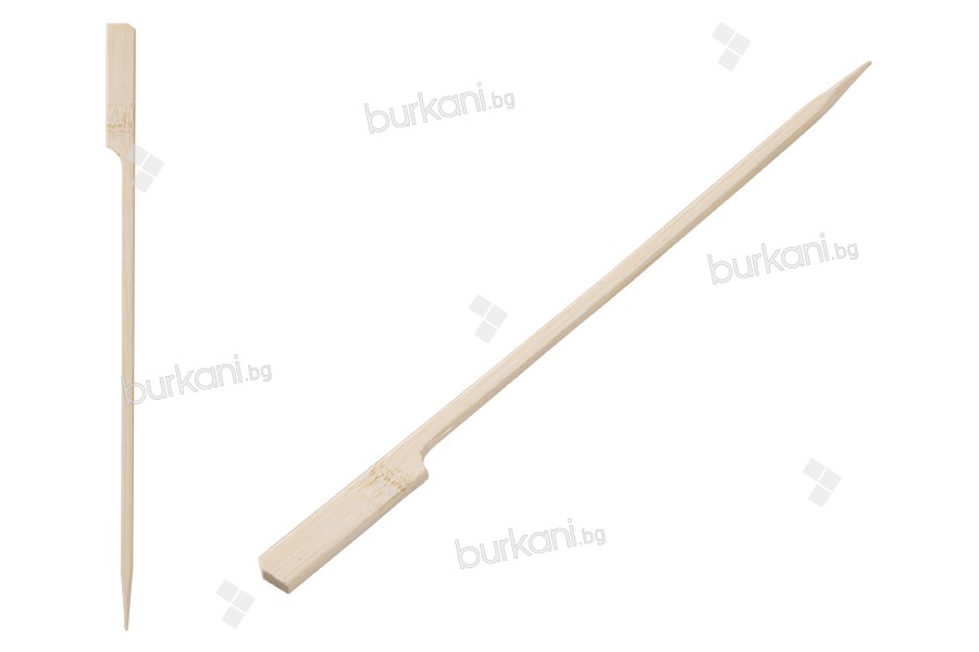 Пръчици - 200 мм бамбукови сламки с дръжка зa кетъринг - 200 бр