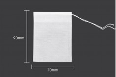 Торбички за чай с размери  70х90 мм - 100 бр. / пакет