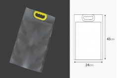 Опаковъчни вакуумни торбички 23,5х42,5 см с дръжка - 10 бр