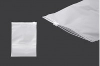 Опаковъчни пластмасови торбички 150х200 мм, полупрозрачни матови с цип  - 100 бр