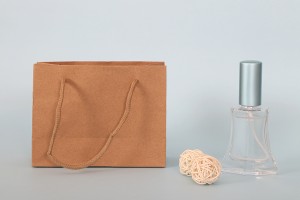 Τσάντα δώρου χάρτινη κραφτ - κορδόνι 3 mm με ωραία υφή στην απόχρωση της τσάντας 110x60x144-изображение_група