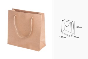 Хартиена торбичка с размери  180x70x170 mm-изображение_размери