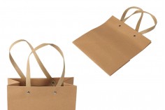 Хартиени торбички със златисти дръжки 200x90x200 mm