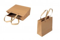 Хартиени торбички със златисти дръжки 200x90x200 mm