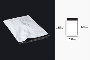 Самозалепващ се водоусторйчив плик PE за куриери с размери 280x420 mm - 100 бр.-изображение_размери