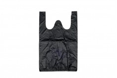Plastik torba 20 x 32 cm siyah 
