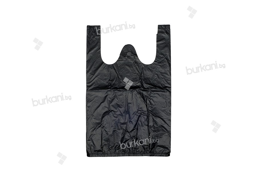 Plastik torba 20 x 32 cm siyah 