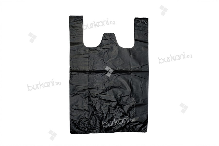 Пластмасиви торбички  40x60 cm черни 