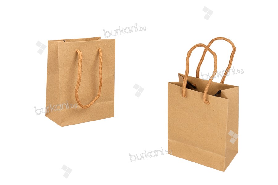 Kraft  hediyelik  çanta poşet 110 x 60 x 140 mm