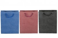 Хартиени торбички с дръжки  160x80x200 mm в различни цветове