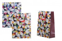 Хартиени, ламинирани подаръчни торбички  300x120x400 - 12 бр.