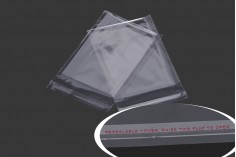 Прозрачни самозалепващи се пликове с размери 120x200 mm - 1000 бр. в пакет 