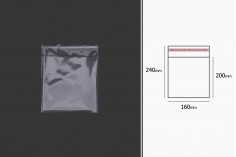 Прозрачни пликове с лепанка  160x240 mm - 1000 бр. 