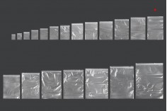 Fermuarlı poşetler 170x250 mm şeffaf plastik - 100 adet