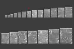 Fermuarlı poşetler 100x150 mm şeffaf plastik - 100 adet