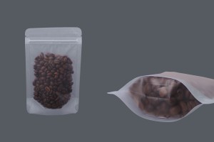 Прозрачна опаковка тип Doy Pack  с "цип" за затваряне и възможност за термопечатане  110x30x170 mm - 50 бр-изображение_продукт