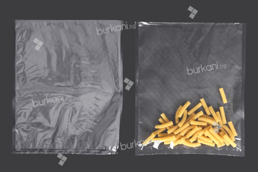 Вакуумни торбички 250х300 мм за опаковане на храни и други продукти - 100 бр