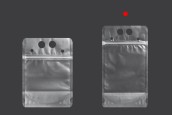 Прозрачна опаковка тип Doy Pack 500 ml с цип и дупки за сламки - 50 бр Прозрачна опаковка тип Doy Pack 500 ml с цип и дупки за сламки - 50 бр