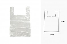 Пластмасова торбичка 26х38 см прозрачна - 100 бр